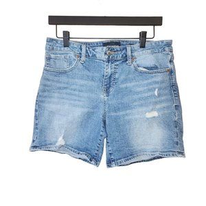 Lucky Brand distressed denim jean shorts Womens size 8 / 29